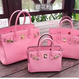 Wholesale Top Original party Home tote bags online shop Bag lychee pattern fashion mini leather bag women 2023 new cowhide handbag New Have Real Logo
