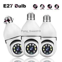 CCTV Lens 1/2/3Pcs Bulb E27 Surveillance Camera Automatic Human Tracking Full Colour Night Vision Indoor Security Monitor Zoom Home Cameras YQ230928