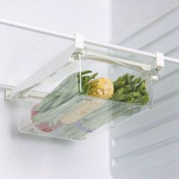 Storage Bottles Small Size Space Saving Transparent Adjustable Plastic Refrigerator Drawer Fridge Organiser Containers Boxes