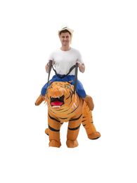 Funny Inflatable Tiger Costume for Men - Perfect for Costume Parties and Performances