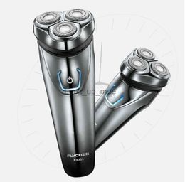 Electric Shaver Globle Flyco fs339 electric man shaver 110v 3D floating smart man razor rechargeable pop-up trimmer fast charging 1 hour LED YQ230928