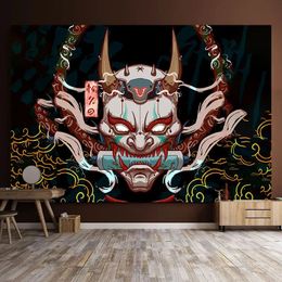 Tapestries Japanese Decoration Teen Indie Anime Room Decor Tapestry Wall Hanging Esotericism Kawaii Macrame Posters Witch 230928