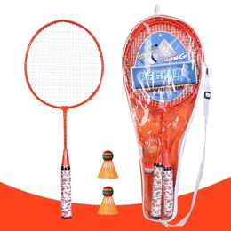 Badminton Rackets 1 Set with Balls 2 Player for Children Indoor Outdoor Sport Game 230927