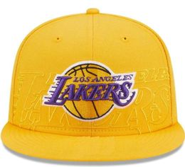 2023 American Basketball Los Angeles LAL Snapback Hats 32 Teams Luxury Designer HOU OKC PHI LAC Casquette Sports Hat Strapback Snap Back Adjustable Cap A6