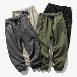 Men's Pants Men Cargo Military Autumn Casual Cotton Long Trousers Jogger Harem Trendy 2023 Large Size 8xl Sweatpants E555