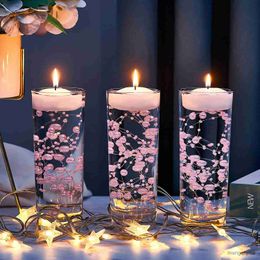 Christmas Decorations Pearl for Floating Candle 24PCS Wedding Centerpiece for Tables Party Garland Decoration for Vases