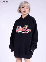 Women's Hoodies Sweatshirts Autumn and Winter American Style Unique Quality Letter High Street Sweater Versatile Casual Men's Hoodie 230927