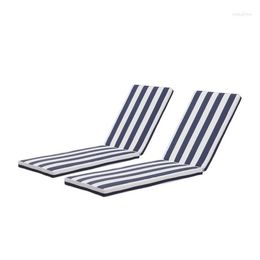 Pillow 2PCS Set Outdoor Lounge Chair Replacement Patio Funiture Seat Chaise