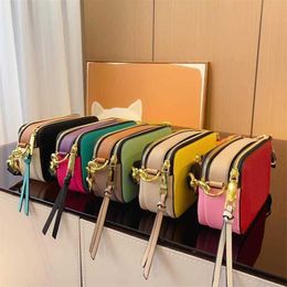 Hip mar Multicolor Letter Camera Bag mar CrossBody snapshot Shoulder Bags Womens Designer Bag Leather Luxurys Handbags Fashion Women Bags Fashion Classic Purses