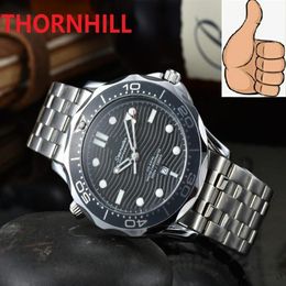 all sub dials working mens quartz battery powers watches 42mm stainless steel sapphire super luminous waterproof factory chain who178Q