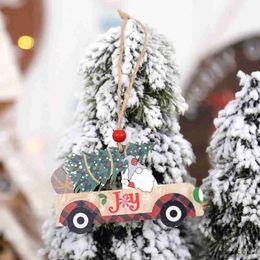 Christmas Decorations Christmas Wooden Pendant Xmas Ornaments Merry Christmas Tree Decorations for Home Toys Gift Happy New Year