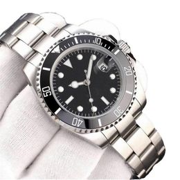 mens automatic mechanical ceramics watches 41mm full stainless steel Gliding clasp Swimming wristwatches sapphire luminous designe238M