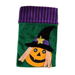 Totes Halloween decorations non woven creative handbag children's pumpkin Gift Bag Party Dress Up04stylishyslbags