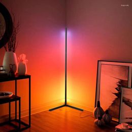 Floor Lamps Nordic Lamp RGB Magic Colour Corner Light Living Room Decor Bedroom Atmosphere Indoor Party Stand Lighting Home Decorations
