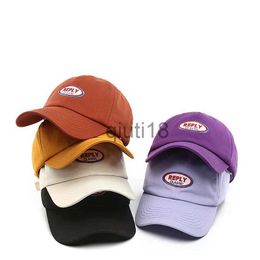 Ball Caps Fashionable REPLY Embroidered Versatile Soft Top Women's Hat Men's Caps Casual Curved Eaves Student Couple Baseball Cap x0928