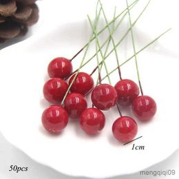 Christmas Decorations 1Pack Fake Christmas Tree Pine Branches Xmas Berries For Christmas Tree DIY Wreath Decorations Noel Table Ornaments Kids Gifts