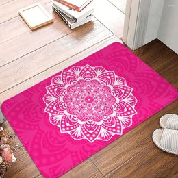 Carpets Mandala Flower Ethnic Style Door Mat Living Room Bedroom Decorative Carpet Floor Mats Anti-slip Bathroom Kitchen Rug Home Decor