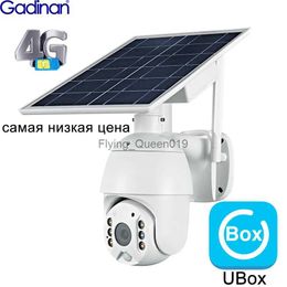 CCTV Lens Gadinan 4G SIM Card /WIFI 1080P Solar Camera IP Security Surveillance PTZ Dome P2P Outdoor 4X AI PIR Detect Monitor Cloud Camera YQ230928