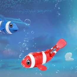 Intelligence toys Swimming Electronic Fish Robot Fish Bath Toys Robotic Pet Electric Animals Water Fishing Decorating Act Like Real For Kids Gift 230928