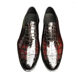 Shoes Shoe Dress Chue Men Formal Crocdile Leather Wedding Business Dinner Carving 57511