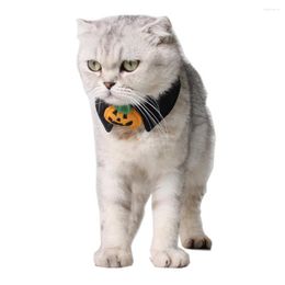 Dog Collars Black Pumpkin Collar Pet Cat Tie Supplies For Daily Life Party Halloween