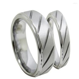 Cluster Rings Fashion Tungsten Carbide Ring 6MM 8MM Couple For Men Women Lovers Engagement Wedding Party Jewelry Gifts