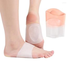 Женские носки, силиконовые арочные подушечки, стелька для коррекции плоскостопия, поддержка пятки, половинный размер, мужские и женские ремонтные подушечки, подушечки для носков в пол-ярда
