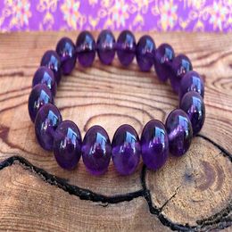 MG0329 Natural Amethyst Purple Crystal Bracelet for Women Stress Relief Yoga Bracelet Healing for All Chakras Bracelet274t