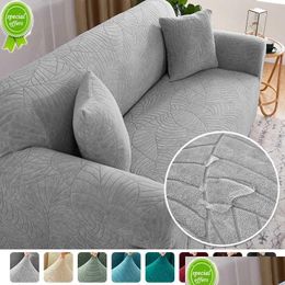 Chair Covers Waterproof Jacquard Sofa Ers 1/2/3/4 Seats Solid Couch Er L Shaped Protector Bench Drop Delivery Home Garden Textiles Sa Dhckq