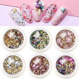 Nail Art Decorations Metal Diamond s Decals Rivets Stud Multi Crystal DIY Tips Manicure Charms Beads 3D Accessories 230927