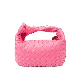 Handbag Lady Style Botteega Bvbag Colour Joide Purse Simple Bag Designer Knitted Bags 26cm Solid Cassette Totes Cowhide Fashion Elegant Knotted Shoulder Ecml