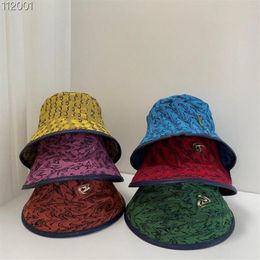 21 Bucket Hat Beanies Designer Sun Baseball Cap Men Women Outdoor Fashion Summer Beach Sunhat Fisherman's hats 5 Color244s