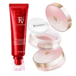 Fragrance SK Makeup Foundation FV Pearl Loose Setting Powder Set Oil Control Longlasting Base Kit Waterproof Favour 230927