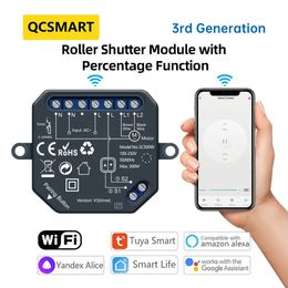 Other Electronics Tuya Smart Home Curtain Switch Relay Module App Remote Control Windows Blinds Percentage Operate Voice Google Alexa 230927