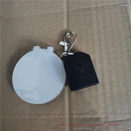 Keychains Sublimation Blank Light Round Acrylic Tranfer Printing Consumable 20pcs/lot