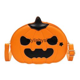 Cross Body Halloween Creative Funny Pumpkin Bag 2023 Autumn New Women's Bag Trendy Cool Shoulder Crossbody Bag01stylishyslbags Pumpkin Shaped Funny Shoulder Bag