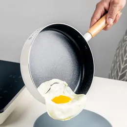 Pans Non-stick Frying Pan Maifan Stone Egg Pancake Steak Pot 16/20cm Saucepan Gas Induction Cooker Kitchen Cookware