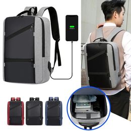 School Bags MenS Waterproof Backpack Casual Business Men Computer Laptop Bag Back Male Anti Theft Travel 230927