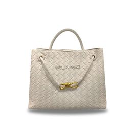 Single Fashion Cassette Leather Andiamo Handbag Ladies Women New Designer Woven Bags Cowhide Underarm Bag Shoulder Crossbody Classic 2024 Vmjs