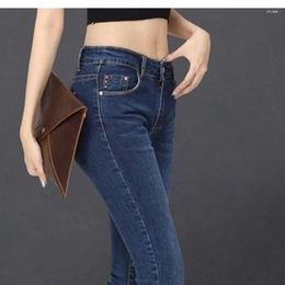 Women's Jeans High Waist Women Pencil Casual Streetwear Skinny Ankle-length Denim Pants Vintage Stretch Pantalones Oversized