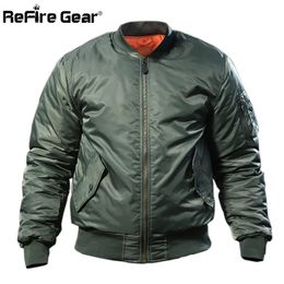 Men's Jackets MA1 Army Air Force Fly Pilot Jacket Military Airborne Flight Tactical Bomber Jacket Men Winter Warm Motorcycle Down Coat 230927