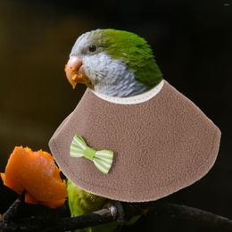 Dog Collars 2 Pcs Small Collar Parakeet Anti-pecking Neck Protective Fur Bird Neckbands Parrot Felt Cloth