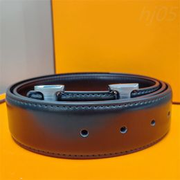 Leather belt for man designer casual womens belts silver gold smooth buckle ladies ceinture black solid Colour simple luxury belts woman ga03