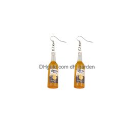 Stick Creative Earring For Women Resin Bear Drop Earrings Children Handmade Jewellery Diy Gifts Dangle Delivery Smtsd