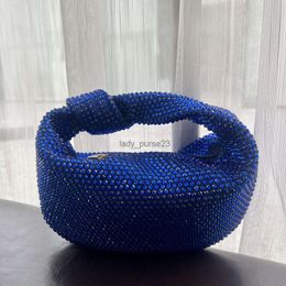 Summer Underarm Cassette Diamond Knots Bags Ladies 2023 Veneeta New Crystal Classic Handheld Small Jodie Half Moon Designer Women's Bag Cj2p