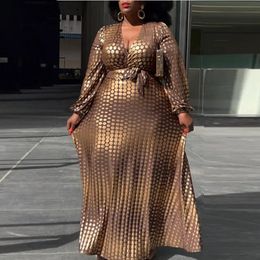 Plus size Dresses 3XL 5XL Big Size African Dresses For Women Africa Clothes Dashiki Grand Bubu Robe Africaine Femme Bazin Party Africa Maxi Dress 230927