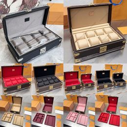 Cosmetic case Coffret Polyvalent Designer Bags Volt Leather Box 8 Mens Watch Organiser Jewellery storage boxes top fashion womens Rings Tray Cases