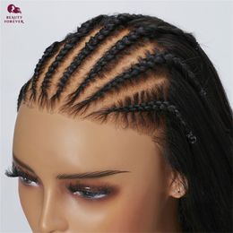 Synthetic Wigs Bye KNOTS 7X5 Wear And Go Glueless Human Hair Wig Water Wave Natural Colour Ready To Pre Cut Lace 230927