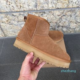 2023- slippersTasman boots boot Designer Chestnut Sheepskin Shearling Mules Women Men Ultra Mini Platform Shoes Suede Comfort