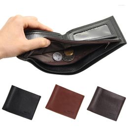 Wallets Soft Men Short Style Coin Bag Clutch Money Purse Holders For Male Vintage Purses Small Wallet